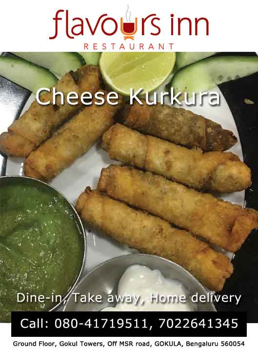 Flavours Inn, Gokula, Bangalore - Cheese Kurkura
