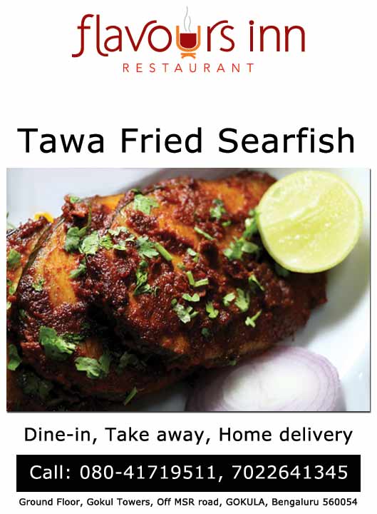 Flavours Inn, Gokula, Bangalore - Tawa fried Searfish